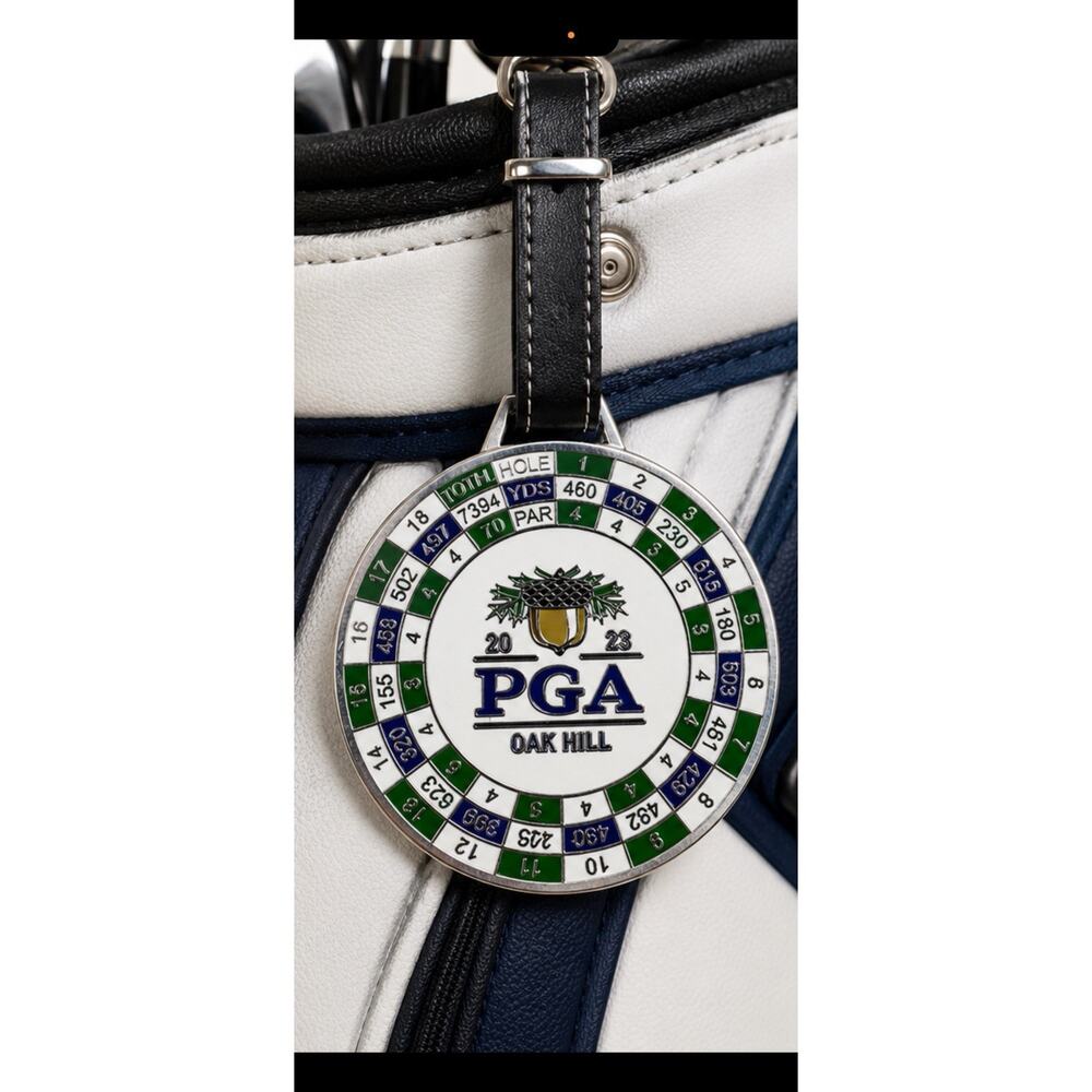 2023 PGA Championship Oak Hill Golf Bag Tag Luggage Tag Souvenir